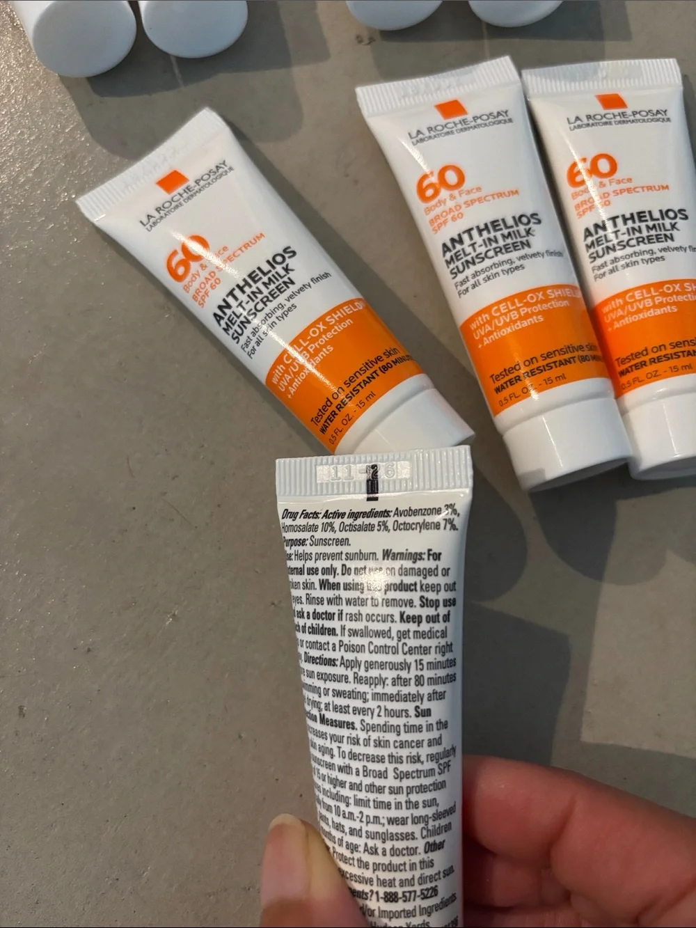 8 New La Roche Posay Anthelios Melt In Milk Sunscreens SPF60 Body & Face
